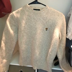 100% wool sweater